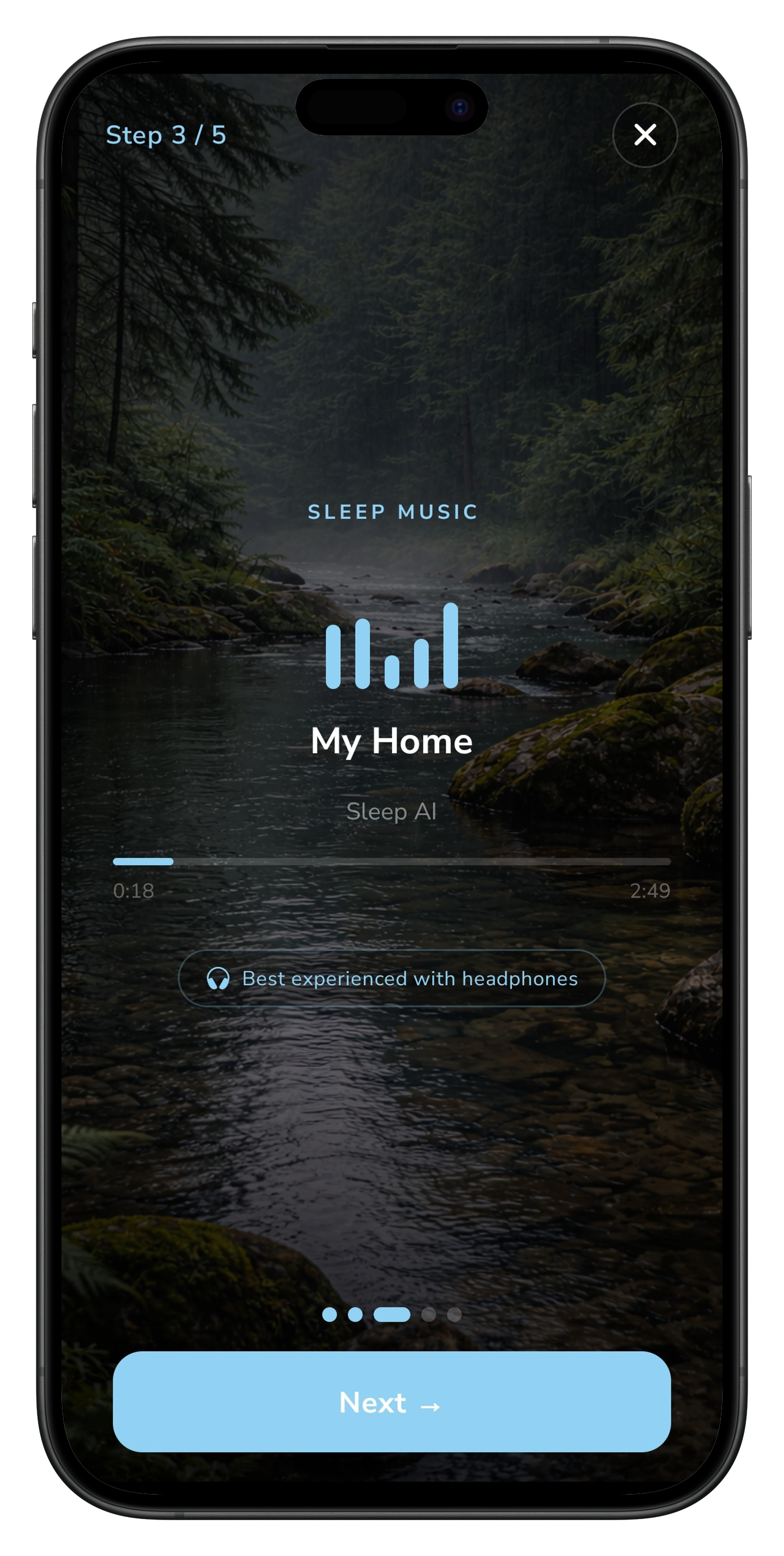 Sleep AI on iPhone